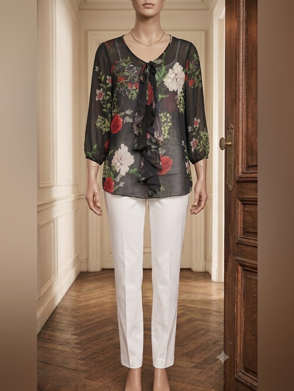 New York & Company Blouse Large